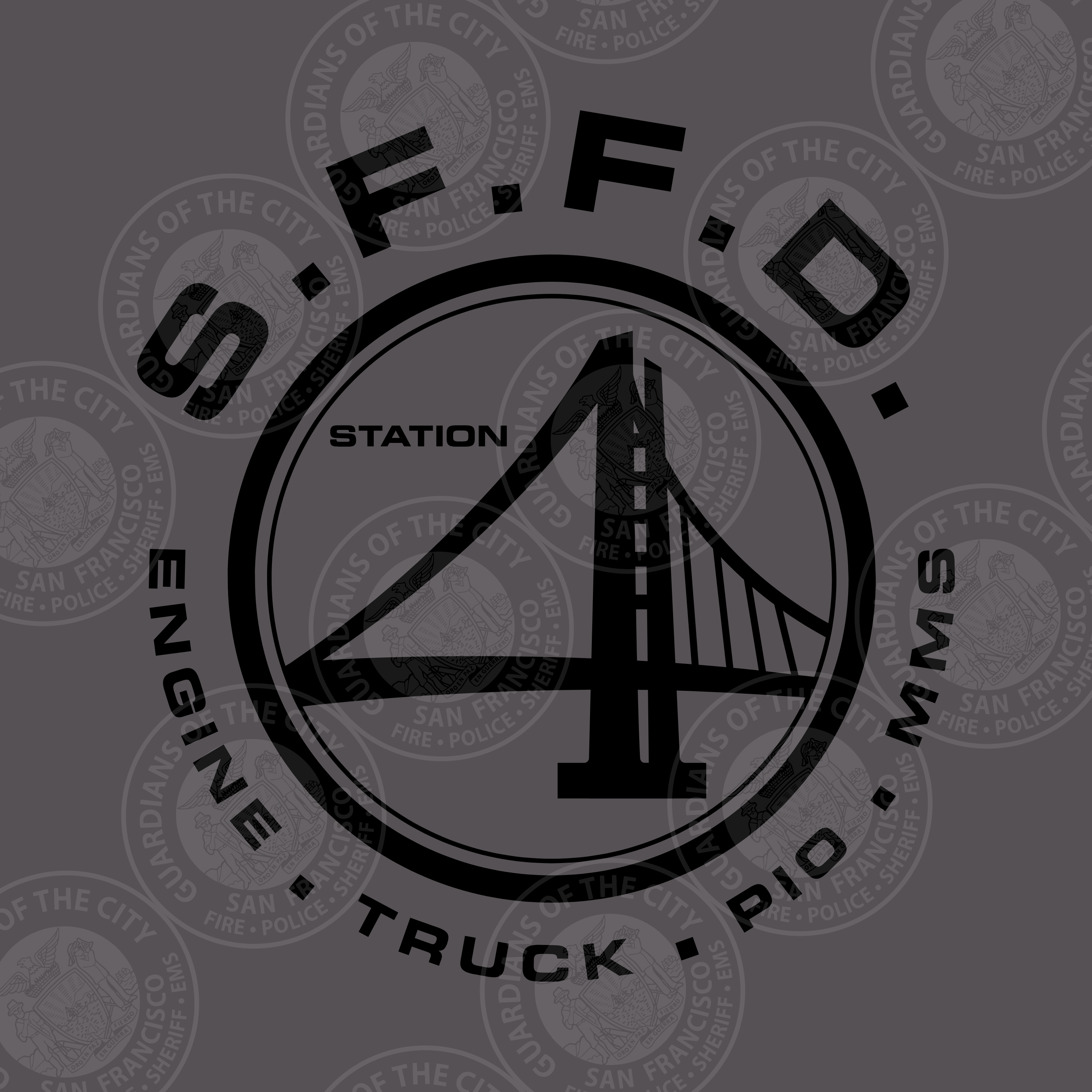 Guardians of the City™ Relax Full Zip Hoodie | SFFD Station 4: PIO Special Edition
