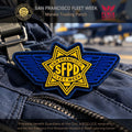2026 San Francisco Fleet Week SFPD Morale Patch | Blue & Yellow