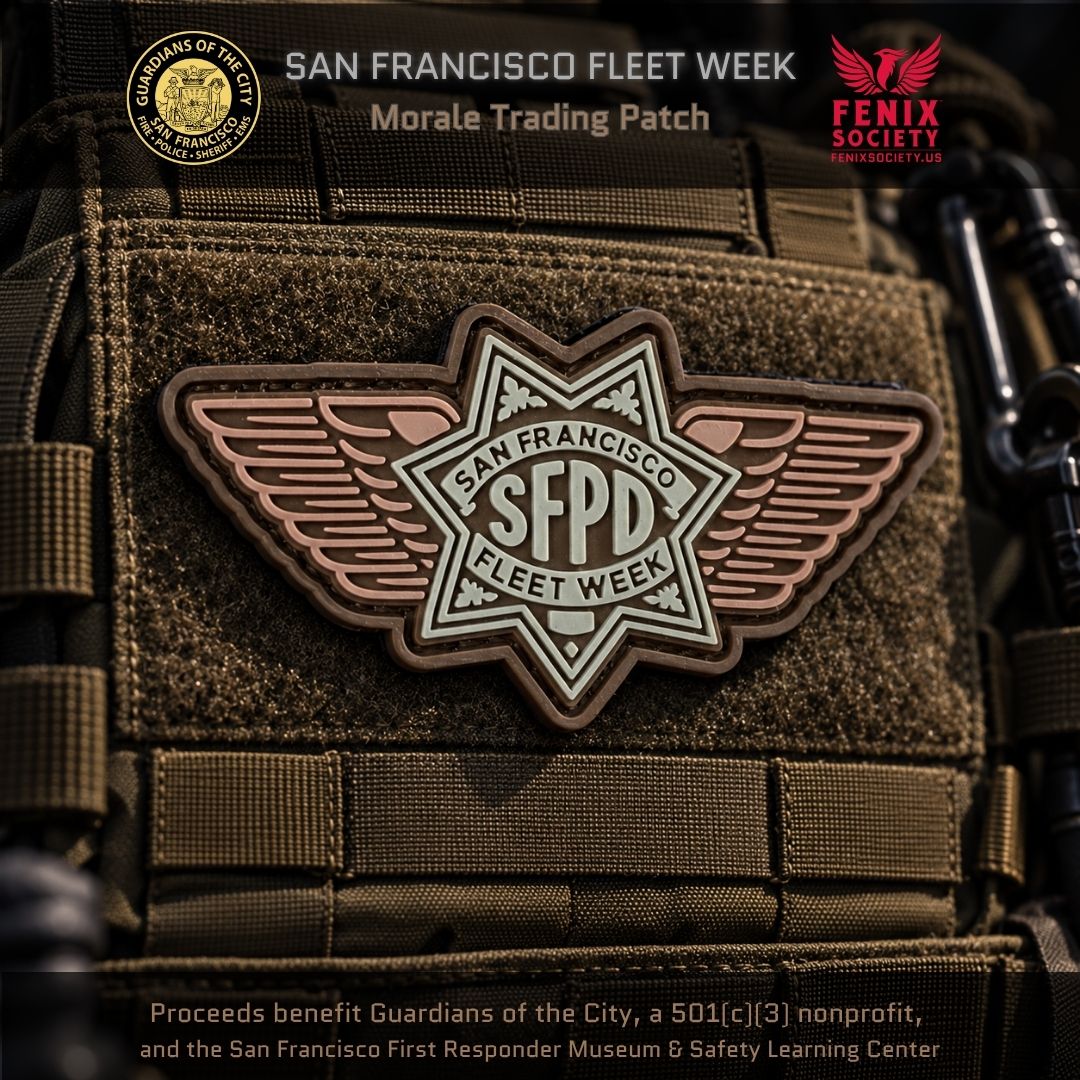 2026 San Francisco Fleet Week SFPD Morale Patch | Desert Khaki