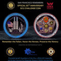 Official 25th Anniversary 9/11 Commemorative Challenge Coin